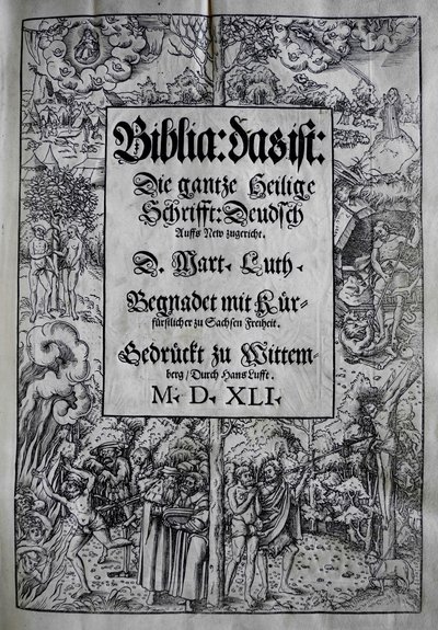 Conception de couverture Biblia par Martin Luther - Lucas Cranach the Younger