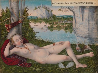 Nymphe du Printemps - Lucas Cranach the Younger