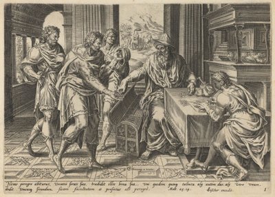 La parabole des talents - Lucas Doetechum van