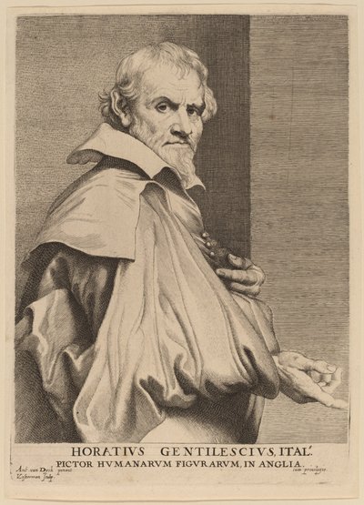 Orazio Gentileschi - Lucas Emil Vorsterman after Sir Anthony van Dyck