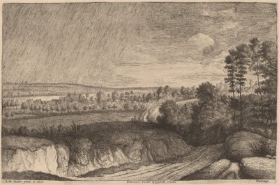 Paysage Pluvieux - Lucas Emil Vosterman, after Lodewijk de Vadder