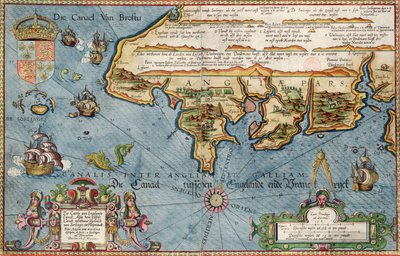 Carte de la Manche - Lucas Janszoon Waghenaer