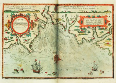Les côtes maritimes entre Douvres et Orfordness - Lucas Janszoon Waghenaer