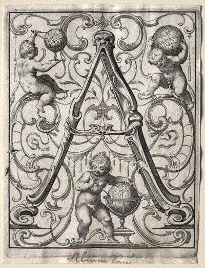 Nouveau Livret ABC : A, 1627 - Lucas Kilian