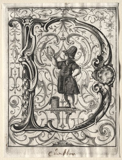 Nouveau livret ABC : D, 1627 - Lucas Kilian