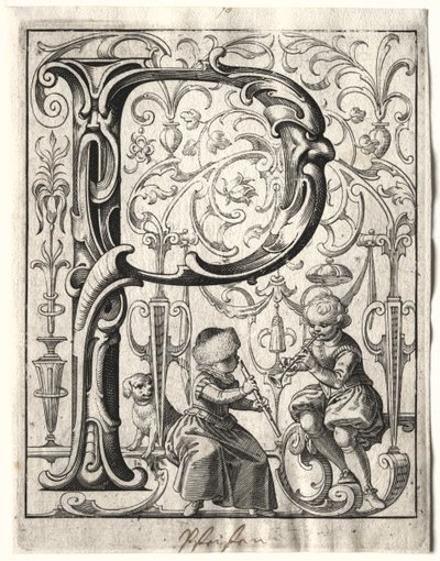 Nouveau livret ABC: P, 1627 - Lucas Kilian