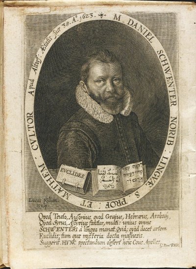 Portrait de Daniel Schwenter 1585-1636 - Lucas Kilian