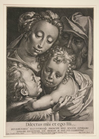 La Sainte Famille avec Saint Jean - Lucas Kilian