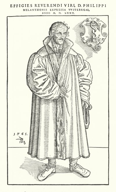 Philipp Melanchthon, réformateur protestant allemand - Lucas The Younger (after) Cranach
