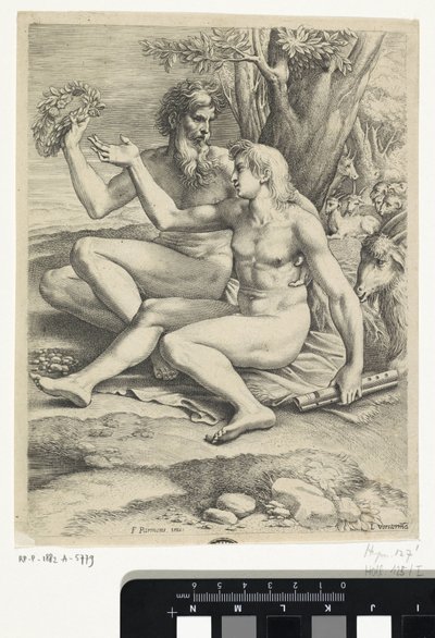 Jeune et vieux chevrier - Lucas Vorsterman (I)
