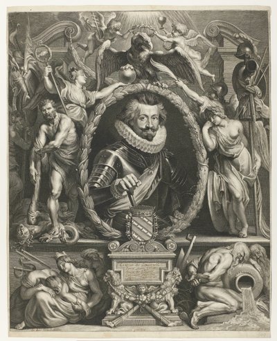 Portrait de Charles Bonaventure de Longueval, comte de Bucquoy - Lucas Vorsterman (I)