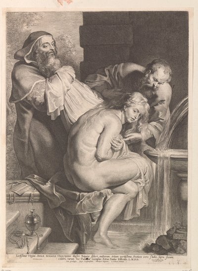 Suzanne et les vieillards - Lucas Vorsterman (I)