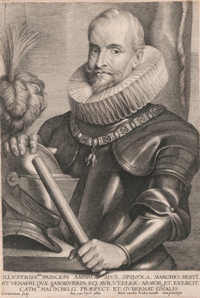 Ambrosius Spinola Marchio Sesti et Venafri - Lucas Vorsterman