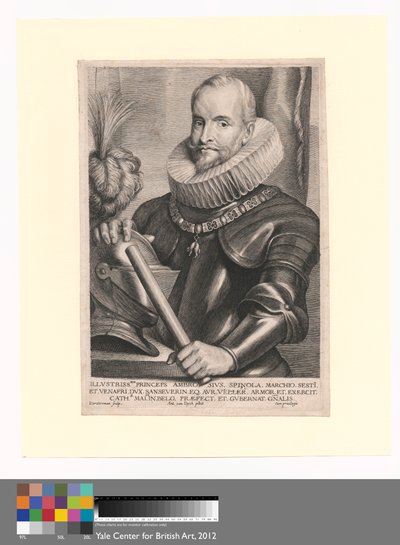 Illustrissmus Princeps Ambrosius, Spinola, Marchio Sest I - Lucas Vorsterman