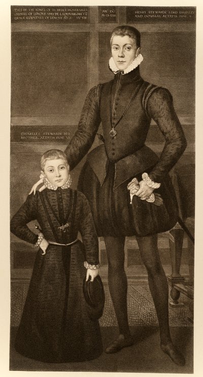 Henry, Lord Darnley (1545-1567) et son frère Charles (1555-1576) de 