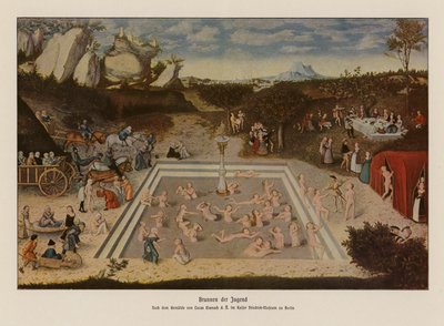 La Fontaine de Jouvence - Lucas the Elder (after) Cranach