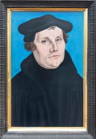Portraits de Martin Luther - Lucas the Elder (workshop of) Cranach