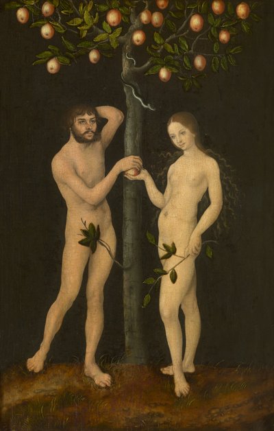Adam et Ève - Lucas the Elder Cranach