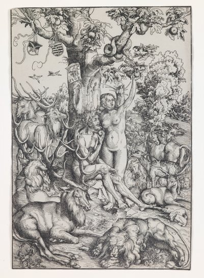 Adam et Eve au paradis - Lucas the Elder Cranach