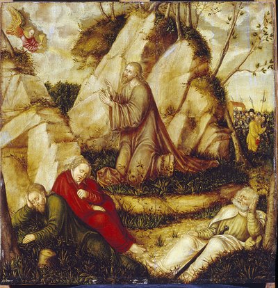 Agonie au jardin des Oliviers - Lucas the Elder Cranach