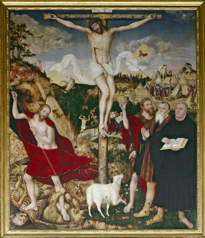 Christ en croix - Lucas the Elder Cranach