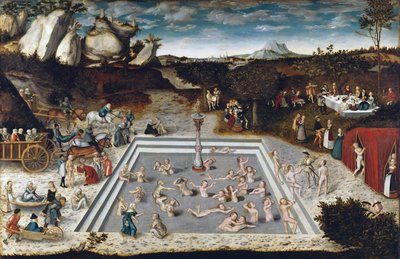La Fontaine de Jouvence, par Cranach, Lucas l