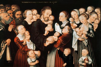 Jésus et les enfants - Lucas the Elder Cranach