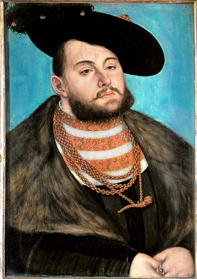 Johann Friedrich der Grossmuetige Elector of Saxony ... - Lucas the Elder Cranach