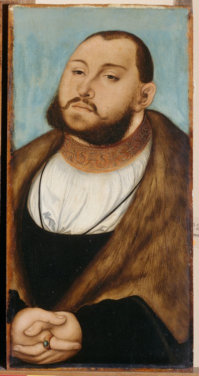 Jean Frédéric Ier, Électeur de Saxe (1503-1554), par Cranach, Lucas, l