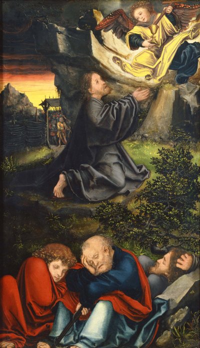 "La prière au jardin des oliviers" - Lucas the Elder Cranach