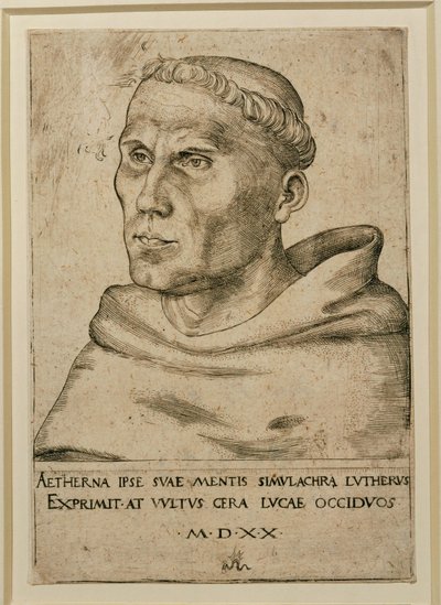 Martin Luther ... (gravure) - Lucas the Elder Cranach