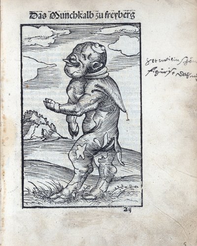 Moine veau de Freiberg (Das Mönchskalb zu Freiberg), par Cranach, Lucas, l