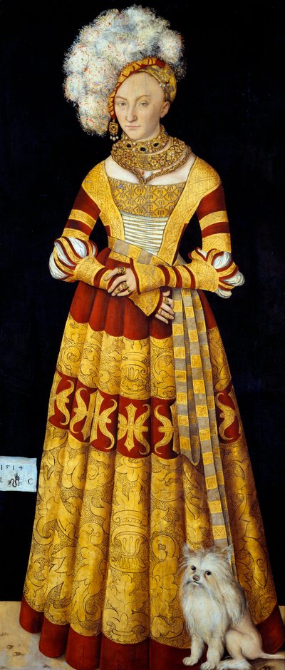 Portrait de Catherine de Mecklenburg (1487-1561) - Lucas the Elder Cranach