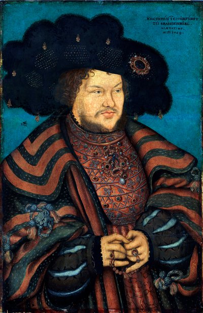 Portrait de Joachim Ier Nestor de Brandebourg - Lucas the Elder Cranach
