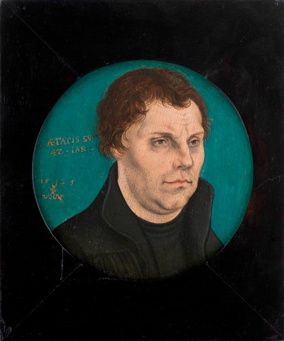 Portrait de Martin Luther - Lucas the Elder Cranach