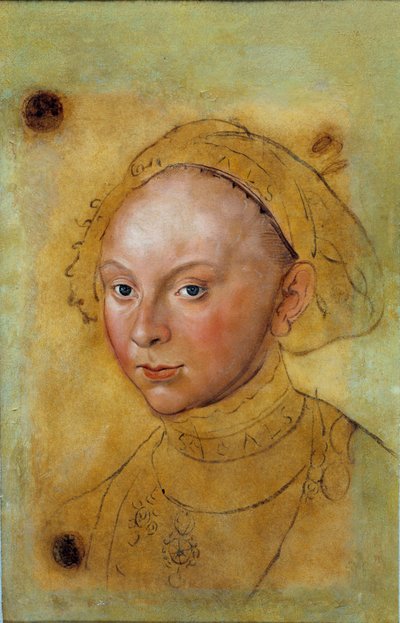 Portrait de Catherine de Brunswick Grubenhagen - Lucas the Elder Cranach