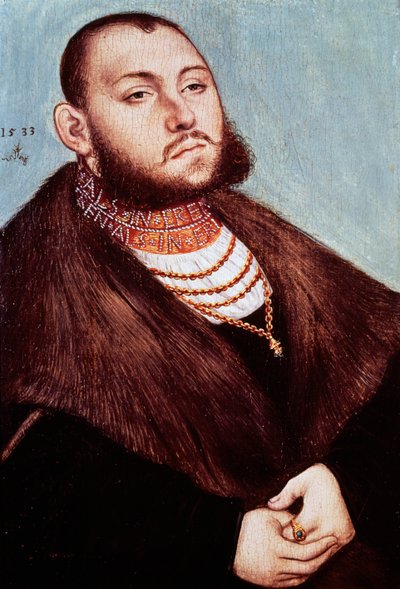 Portrait de Frédéric de Saxe - Lucas the Elder Cranach