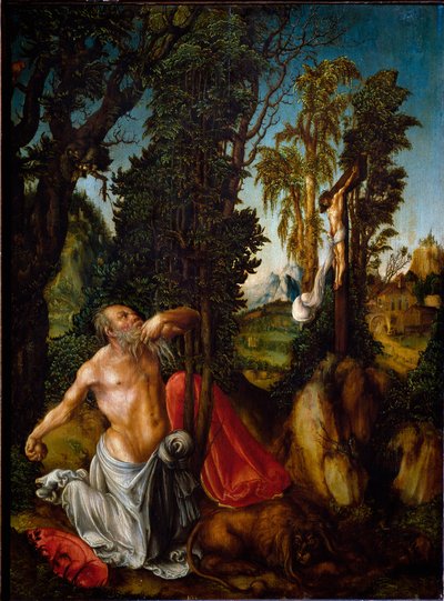Saint Jérôme en pénitence - Lucas the Elder Cranach