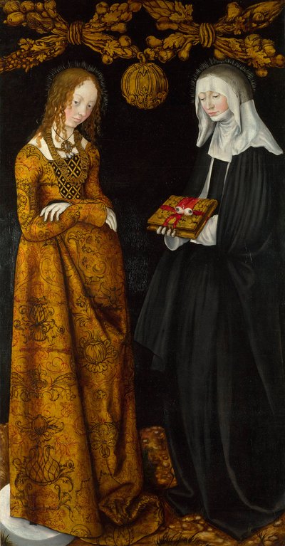Sainte Christine et sainte Odile - Lucas the Elder Cranach