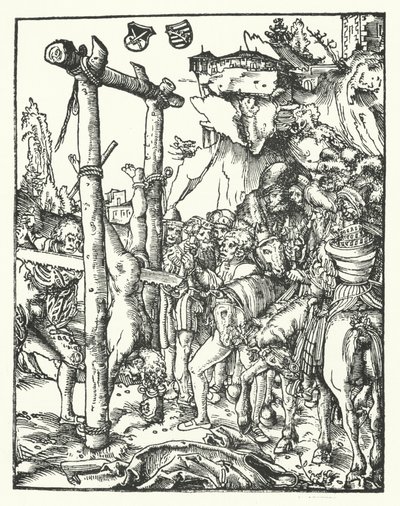 Simon, du Martyre des Douze Apôtres - Lucas the Elder Cranach