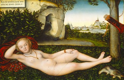 La nymphe du printemps - Lucas the Elder Cranach