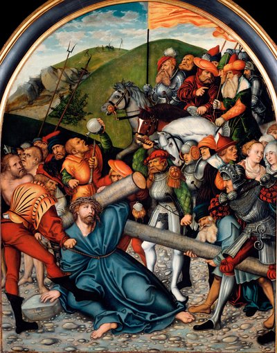 La montée au Calvaire - Lucas the Elder Cranach