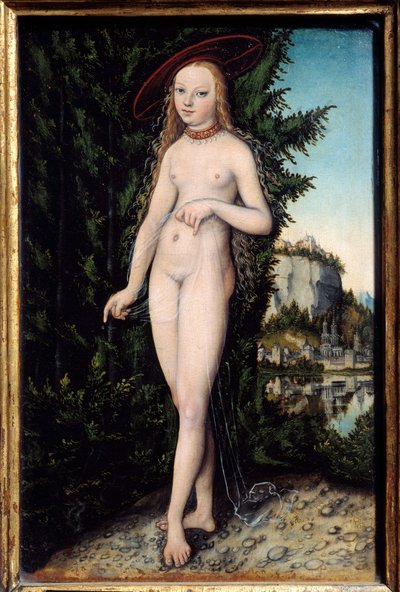 Vénus debout dans un paysage (1529) - Lucas the Elder Cranach