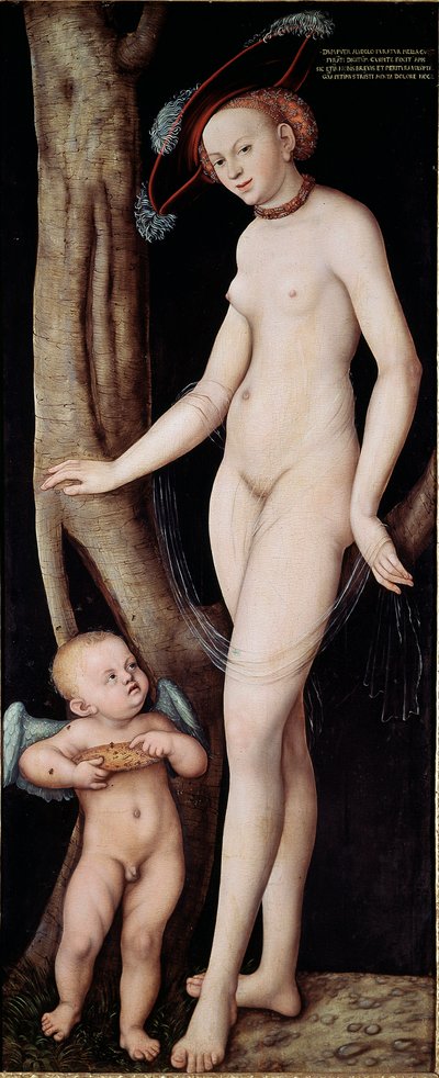Vénus et Cupidon - Lucas the Elder Cranach