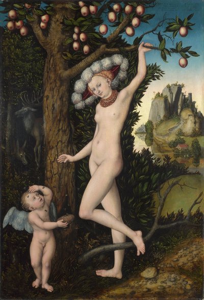 Vénus et Cupidon, c.1525 - Lucas the Elder Cranach