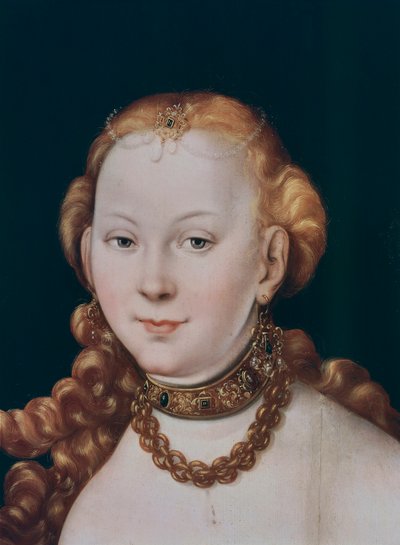 Vénus, détail de Vénus et Cupidon - Lucas the Elder Cranach