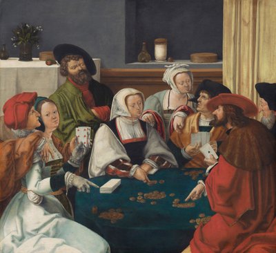 Les joueurs de cartes - Lucas van (after) Leyden