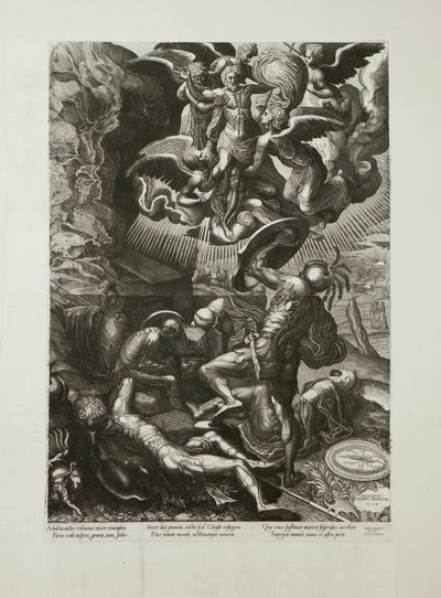 La Résurrection du Christ - Lucas van Doetecum