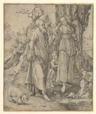 Abraham renvoyant Agar - Lucas van Leyden