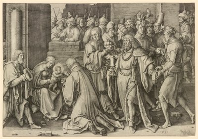 Adoration des mages - Lucas van Leyden